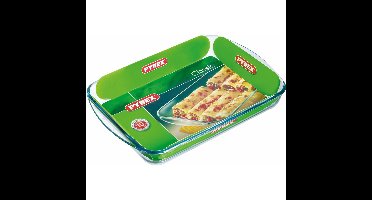 Ovenschaal - rechthoekig - glas - 3,7 liter - 40 x 27 x 5,5 cm