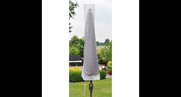 Parasol beschermhoes - 2x - wit - D200 cm - afdekhoes - waterdicht - parasolhoes