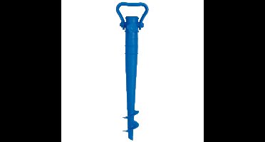 Parasolharing - blauw - kunststof - D37 mm x H40 cm