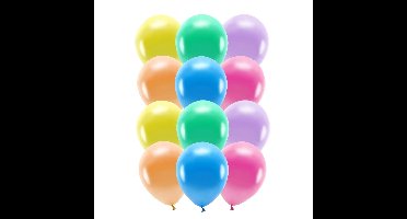 Party ballonnen - biologisch afbreekbaar - 400x - multi - milieuvriendelijke feestversiering