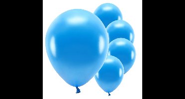 Partydeco ballonnen - 300x - blauw - biologisch afbreekbaar - milieu vriendelijke feestversiering