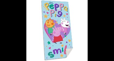Peppa Pig strand/badlaken - 70 x 140 cm - katoen - voor kinderen