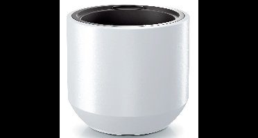 Plantenpot/bloempot Sevilla - buiten/binnen - kunststof - wit - D39 x H35 cm