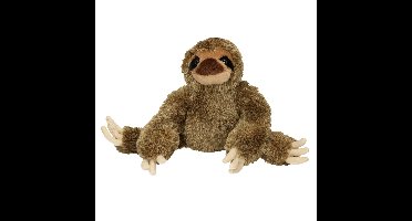 Pluche knuffel dier Luiaard - 30 cm - Speelgoed wilde dieren knuffelbeesten