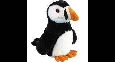 Pluche knuffel dier - Papegaaiduiker vogel - 30 cm - Speelgoed knuffels zeevogels