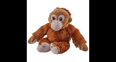 Pluche Orang Oetan knuffel - 13 cm - aap/apen knuffeldieren