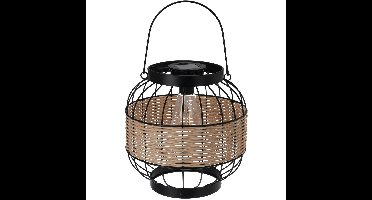 Pro Garden - Solar lantaarn - metaal - 24 x 24 cm - tuinverlichting