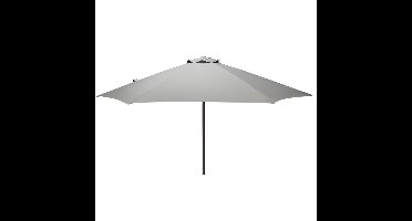 Pro Garden Tuinparasol Menorca - D230 cm - grijs - zonwering - parasol - met hoes