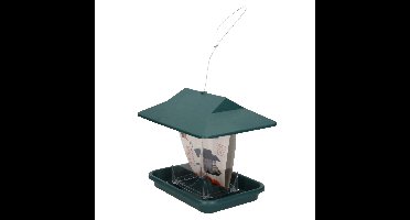 Pro Garden Vogelvoedersilo - hangend - voederhuisje - groen