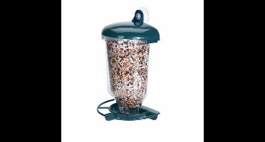 Pro Garden Vogelvoedersilo - raambevestiging - 10 x 19 cm - voederhuisje