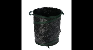 Progarden Tuinafvalzak - opvouwbaar - rond - antraciet - 85 liter - bladeren opruimen