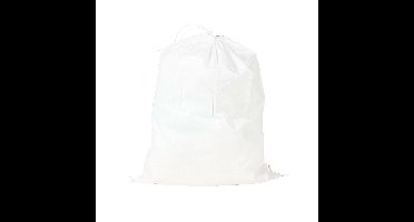 Progarden Tuinafvalzak - set van 4x - wit - 220 liter - met afsluitkoord - bladeren opruimen