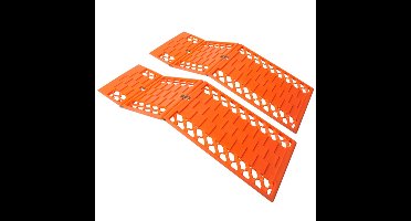 ProPlus Auto rijplaten - 6x stuks - opvouwbaar - anti-slipmatten - voor sneeuw en modder