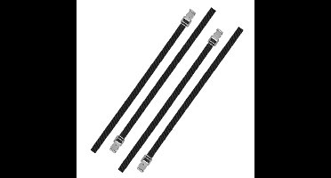 Proplus caravan/camper fietsen spanbanden/sjorbanden/bindriemen - 4x stuks - 150 cm