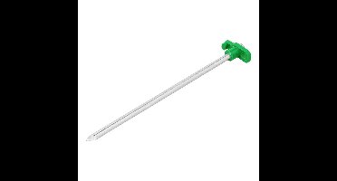 ProPlus Grondpennen - 6x stuks - tentharingen - metaal - kunststof haak - 25 cm
