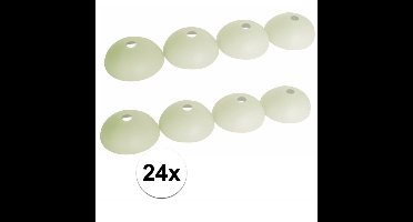 ProPlus Tentharingbeschermers - 24x stuks - glow in the dark - tentharing beschermkapjes