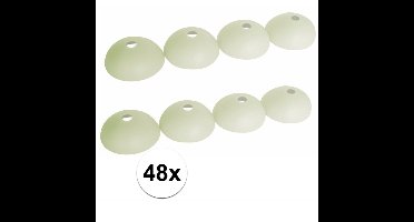 ProPlus Tentharingbeschermers - 48x stuks - glow in the dark - tentharing beschermkapjes