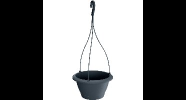 Prosperplast Bloempot - hangend - antraciet - kunststof - hangpot - 23 cm - plantenpot