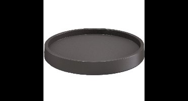 Prosperplast Plantenonderzetter - 2x - rond - 45 cm - antraciet