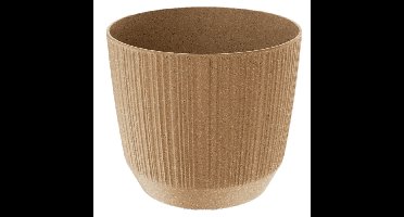 Prosperplast Plantenpot - stripe - beige - D13xH11 cm
