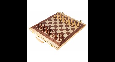 Schaak en Backgammon koffer
