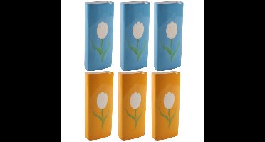 Set Radiatorbak waterverdampers 6x stuks - porselein - 20 x 8 cm