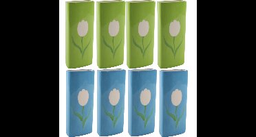 Set Radiatorbak waterverdampers 8x stuks - porselein - 20 x 8 cm