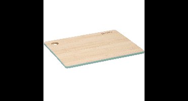 Set van 1x stuks snijplanken groene rand 28 x 38 cm van bamboe hout