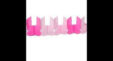 Slinger - papier - 6M - roze - baby geboorte meisje - wiegjes - feestversiering