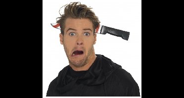 Smiffys Horror Diadeem - mes door hoofd - voor volwassenen - Halloween