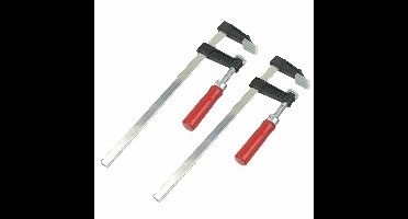 Snelspan lijmklem - 2x - verzinkt staal - bereik 150 mm - lijmtang