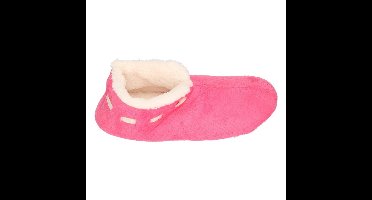 Spaanse sloffen/pantoffels - kinderen - fuchsia roze - maat 31-32 - met zachte voering