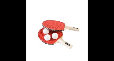 SportX Tafeltennisbatjes - incl. ping pong balletjes - complete set