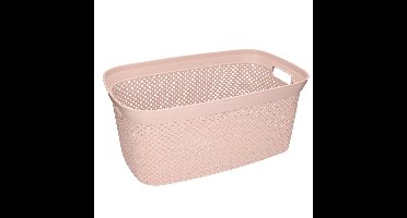 Storage Solutions wasmand - 35 liter - roze - 54 x 34 x 23 cm - Kunststof - Draagmand