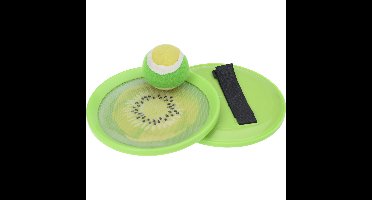 Strand vangbal spel met klittenband kiwi groen 18.5 cm