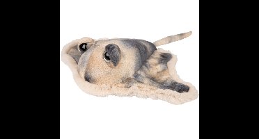 Suki Gifts pluche Pijlstaart Rog knuffeldier - cute eyes - grijs - 21 cm