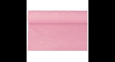 Tafellaken/tafelkleed rol papier - 800 x 120 cm - lichtroze - Lange tafels - Damast papier