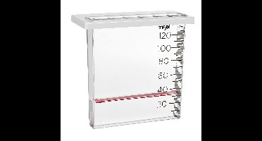 TFA Regenmeter/neerslagmeter - voor balkon - transparant - kunststof - 20.3 cm