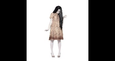 The Ring halloween verkleedkleding kostuum - voor dames - jurkje en pruik