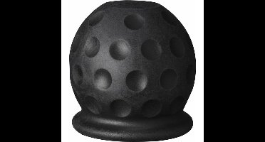 Trekhaakdop - zwart - kunststof - Universeel - trekhaakdoppen - golfbal look