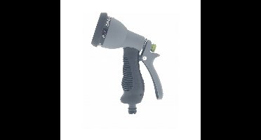 Tuinslang water geven sproeikop pistool - grijs - 7 functies - kunststof