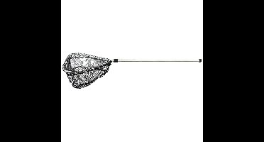 Ubbink Visnet/schepnet - grofmazig - aluminium steel - 103 cm - vijvernet