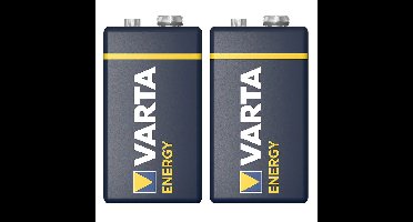 Varta Energy Alkaline batterij - 2x - 9V - blokbatterij - LR61