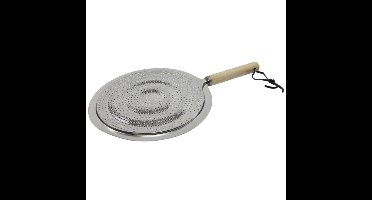 Vlamverdeler - sudderplaat - RVS - diameter 22 cm