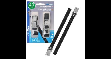 Voordeelset van 6x stuks caravan/camper fietsen spanbanden 40 en 50 cm