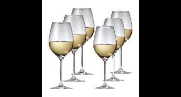 Voordeelset van 6x witte wijnglazen 320 ml en 6x rode wijnglazen 530 ml