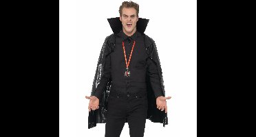 Voordelige vampier cape - zwart - voor volwassenen