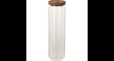 Voorraadpot - 9 x 30 cm - 1500 ml - Glas - luxe keuken voorraadbus