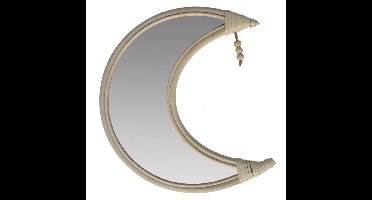 Wandspiegel Maan - natuur frame - 30 cm - Kinderkamer spiegels