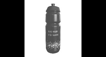 Waterfles / drinkfles / sportfles - zwart - 750 ml - kunststof